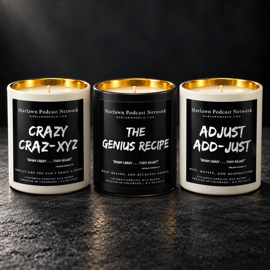 The Genius Recipe™ 3-Candle Set — Black Center